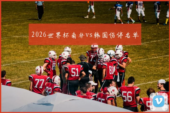 2026世界杯南非vs韩国伤停名单